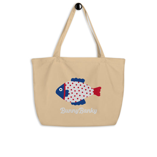EcoFlex Large Organic Tote Bag - BunnyBanky