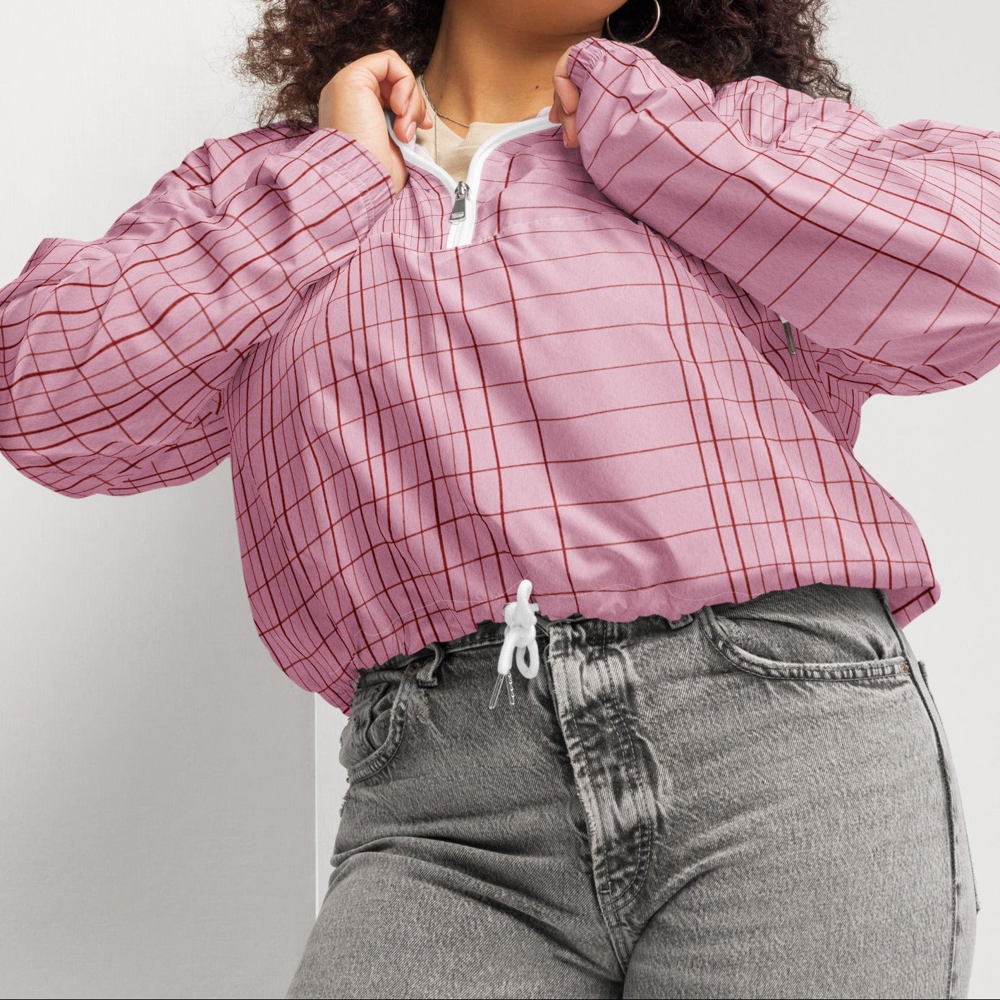 Edinburgh Women’s Cropped Windbreaker - BunnyBanky
