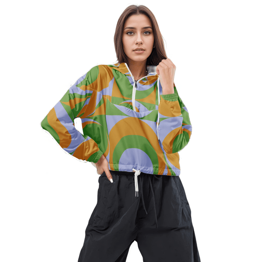 Florence Women’s Cropped Windbreaker - BunnyBanky