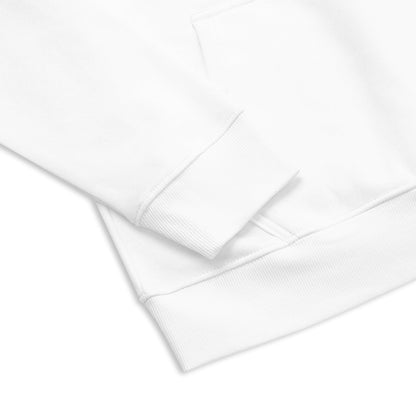 A close-up of The Geneva Visionary Hoodie sleeve