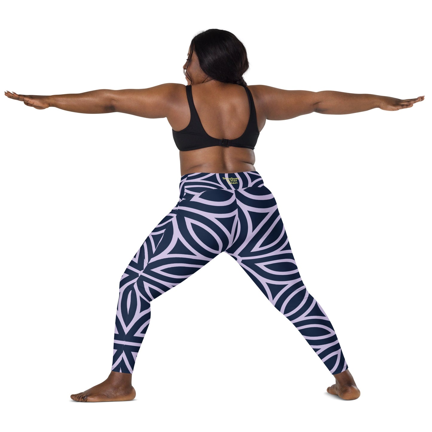 Mayfair Crossover Leggings with Pockets - BunnyBanky