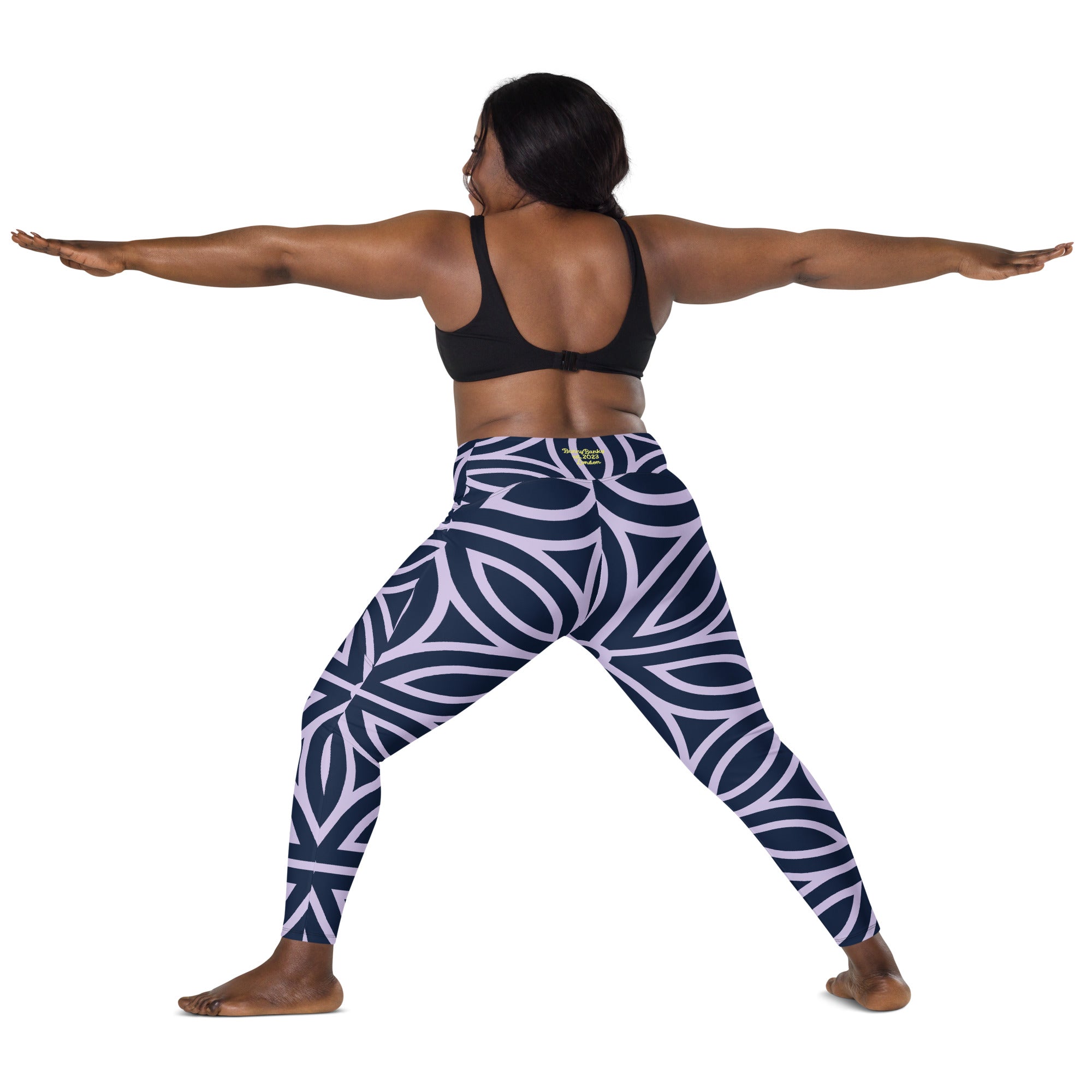 Mayfair Crossover Leggings with Pockets - BunnyBanky