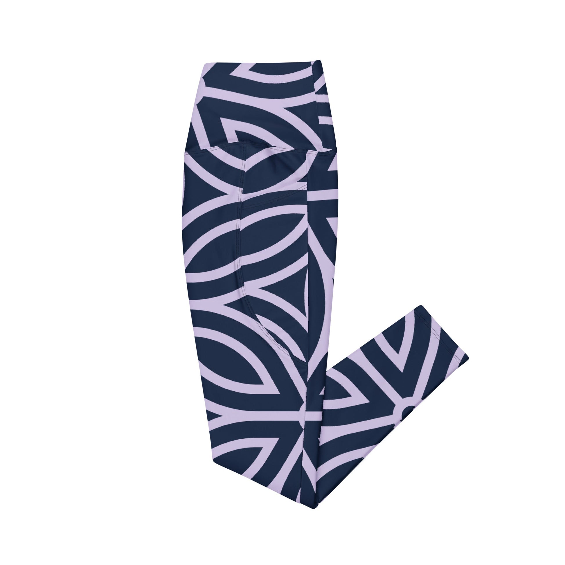 Mayfair Crossover Leggings with Pockets - BunnyBanky
