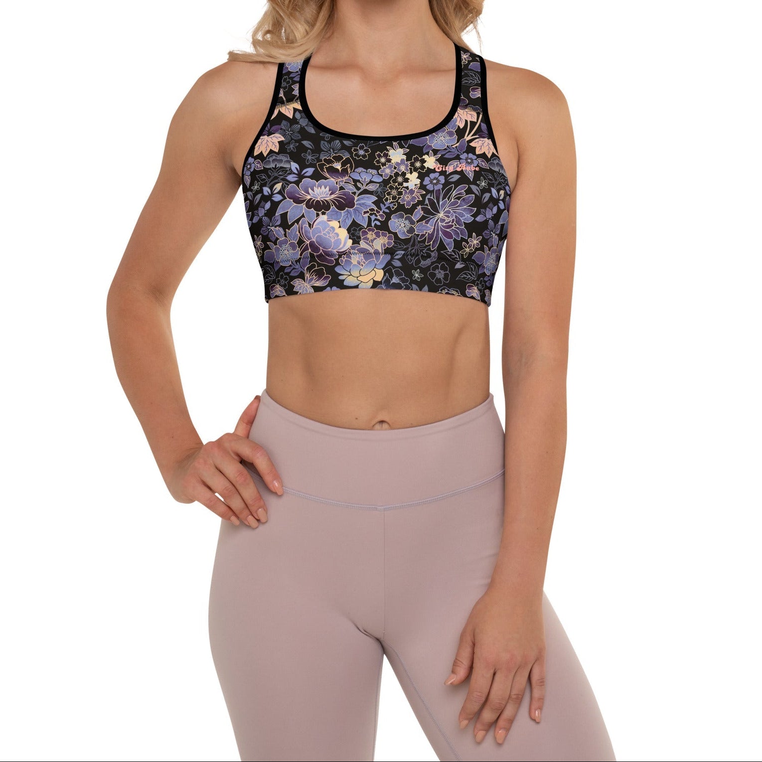 Model wearing the Milano Performance Bra by BunnyBankY