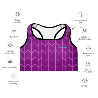 New York Padded Sports Bra - BunnyBanky