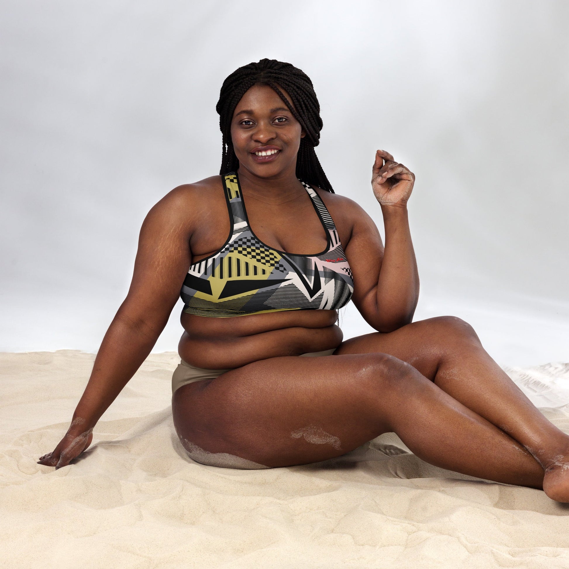 Oxford Padded Sports Bra - BunnyBanky