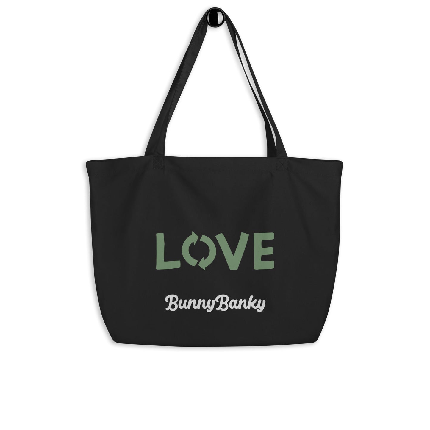 Paris Large Organic Tote Bag - BunnyBanky