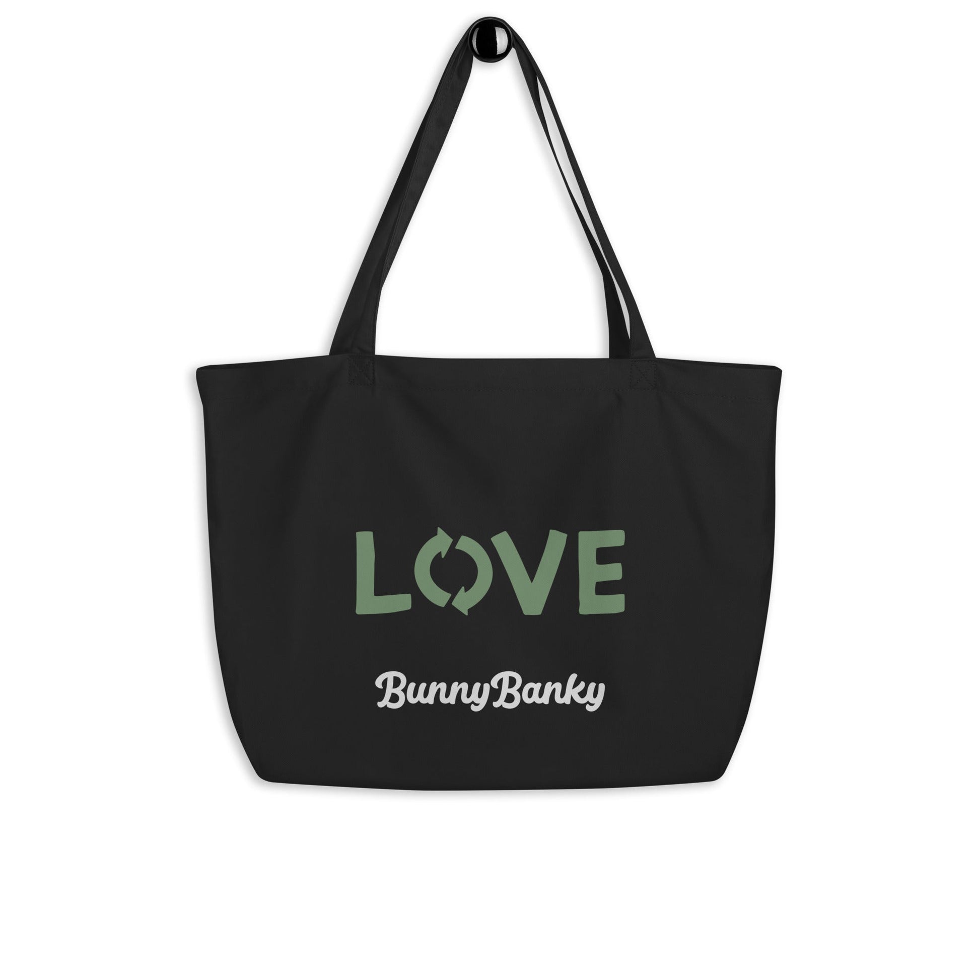 Paris Large Organic Tote Bag - BunnyBanky