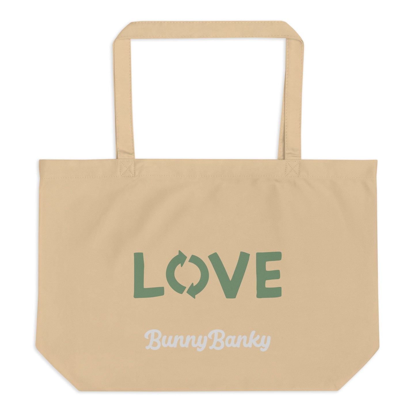 Paris Large Organic Tote Bag - BunnyBanky