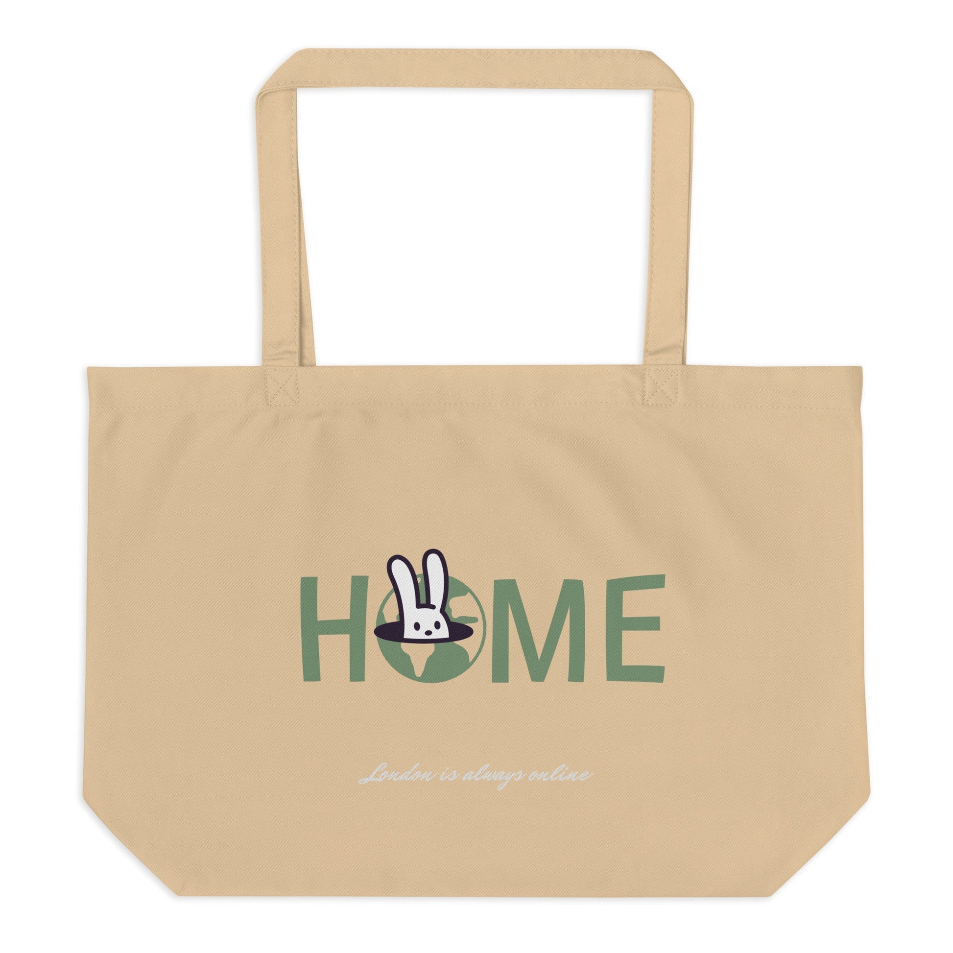 Paris Large Organic Tote Bag - BunnyBanky