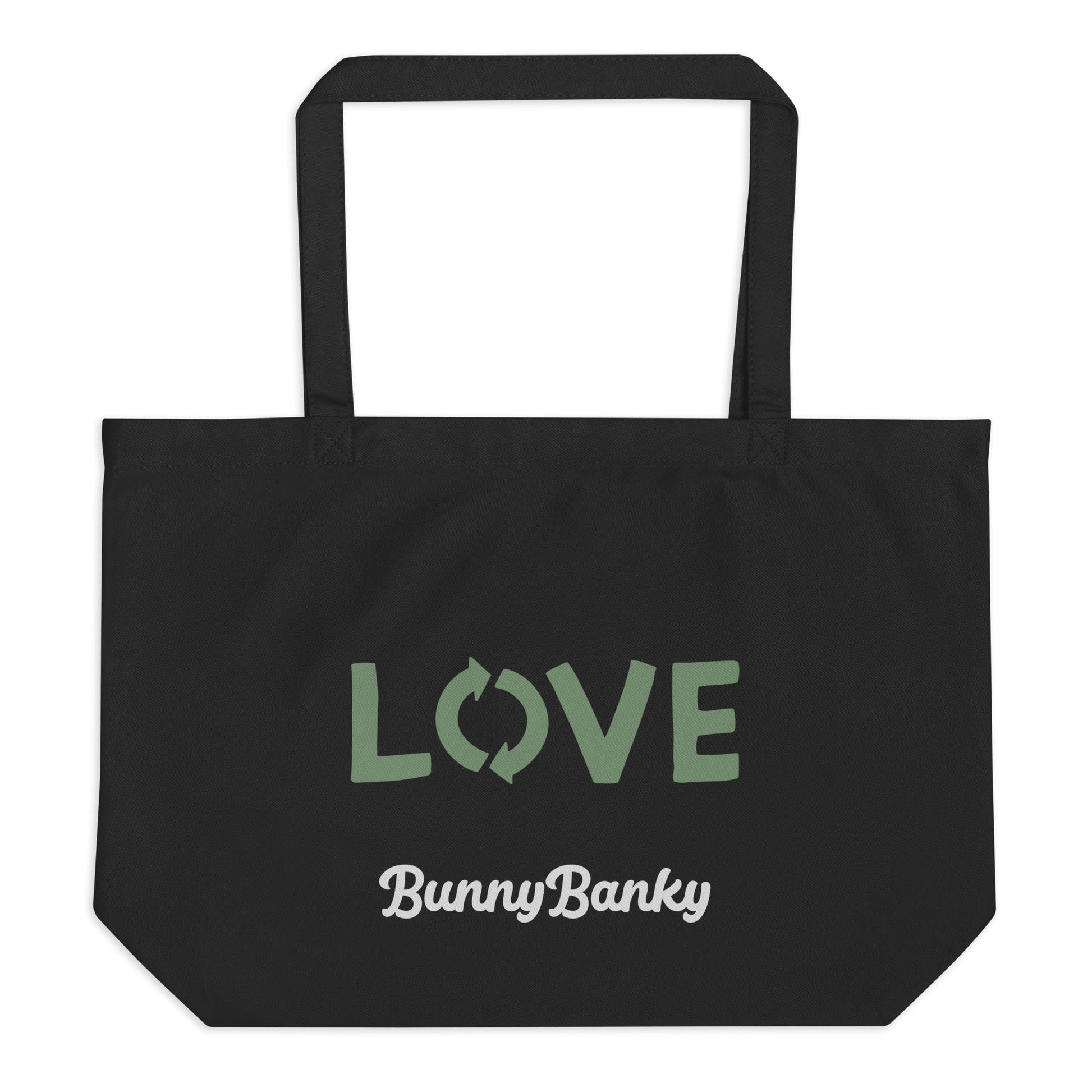 Paris Large Organic Tote Bag - BunnyBanky