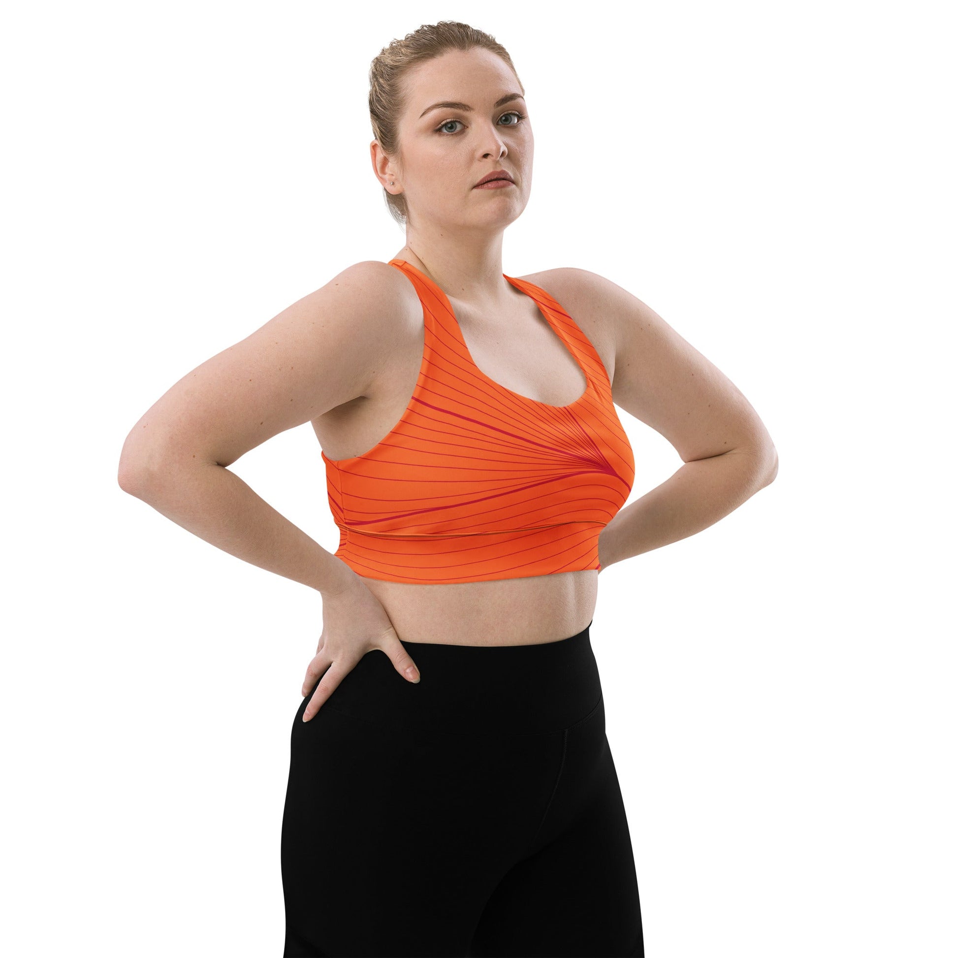 Rhodes Longline Sports Bra - BunnyBanky
