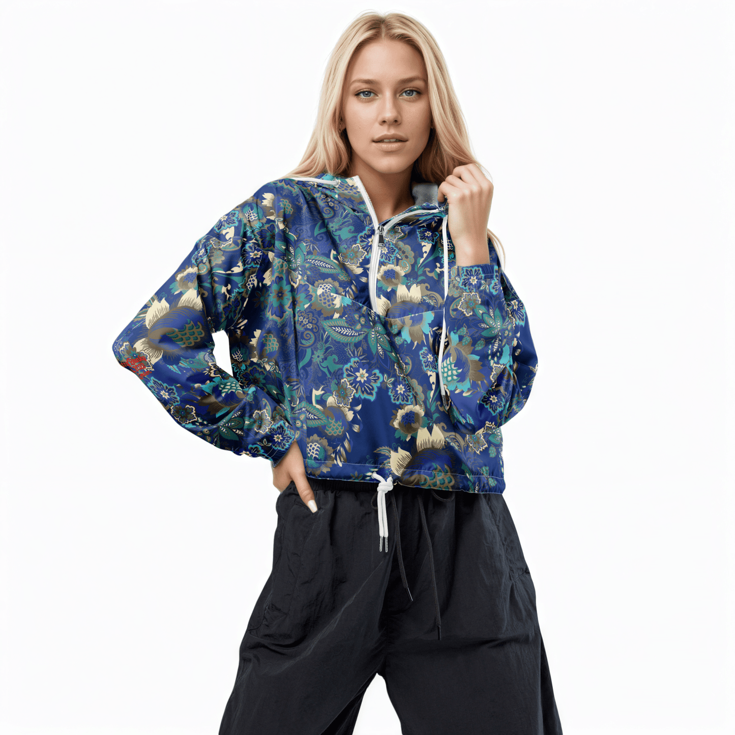 rio Cropped Windbreaker - Jackets by BunnyBanky