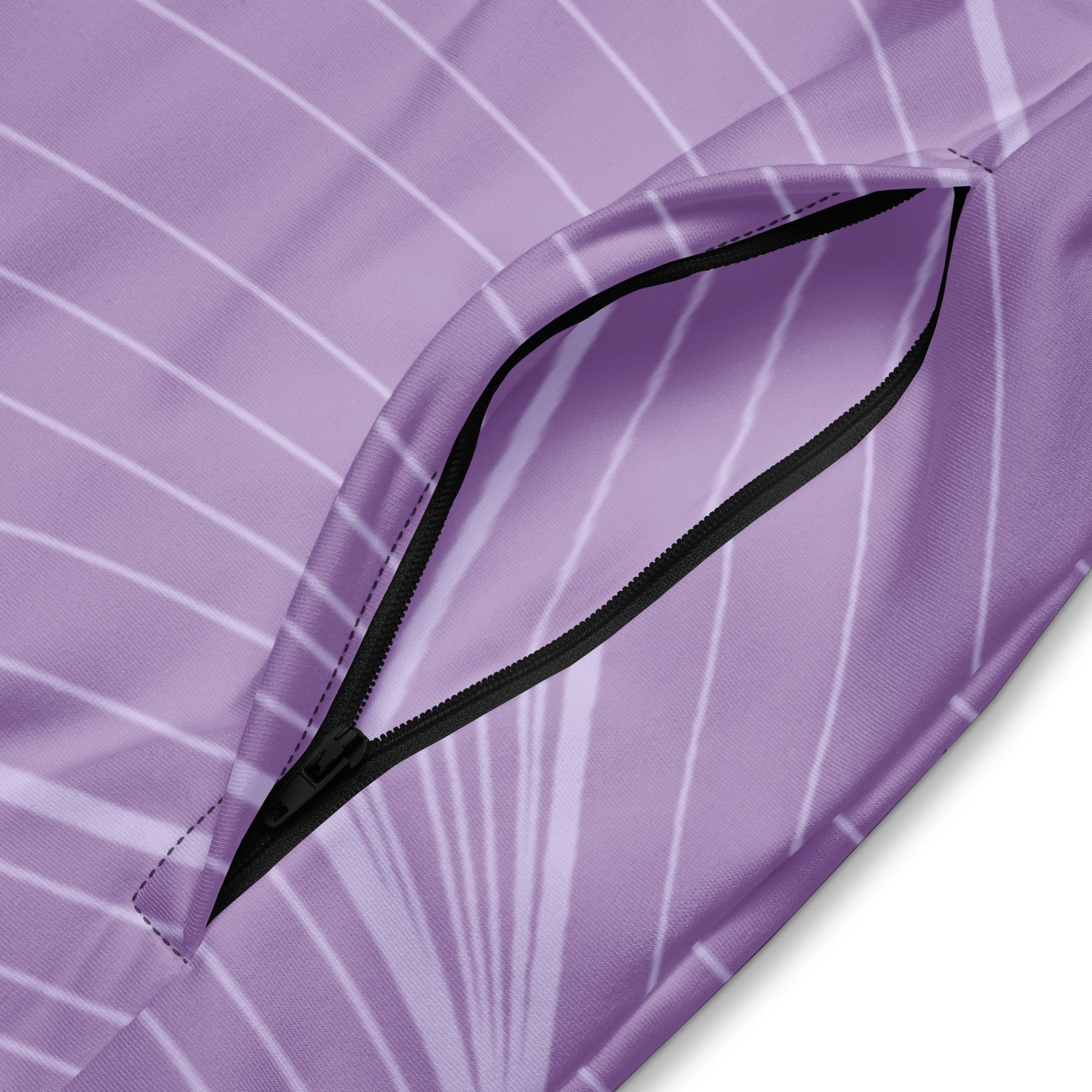 The Roma Track Jacket, showing the lightweight fit and the vibrant lilac graphic print 