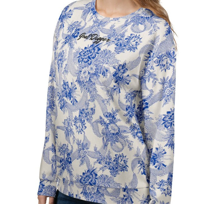 The Saint Germain Sweatshirt, highlighting the 