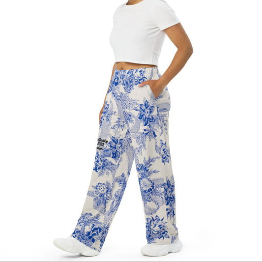 Saint Germain Wide Leg Joggers - BunnyBanky
