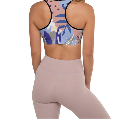 A model wearing the Surrey Prformance Bra showcasing the racer back.