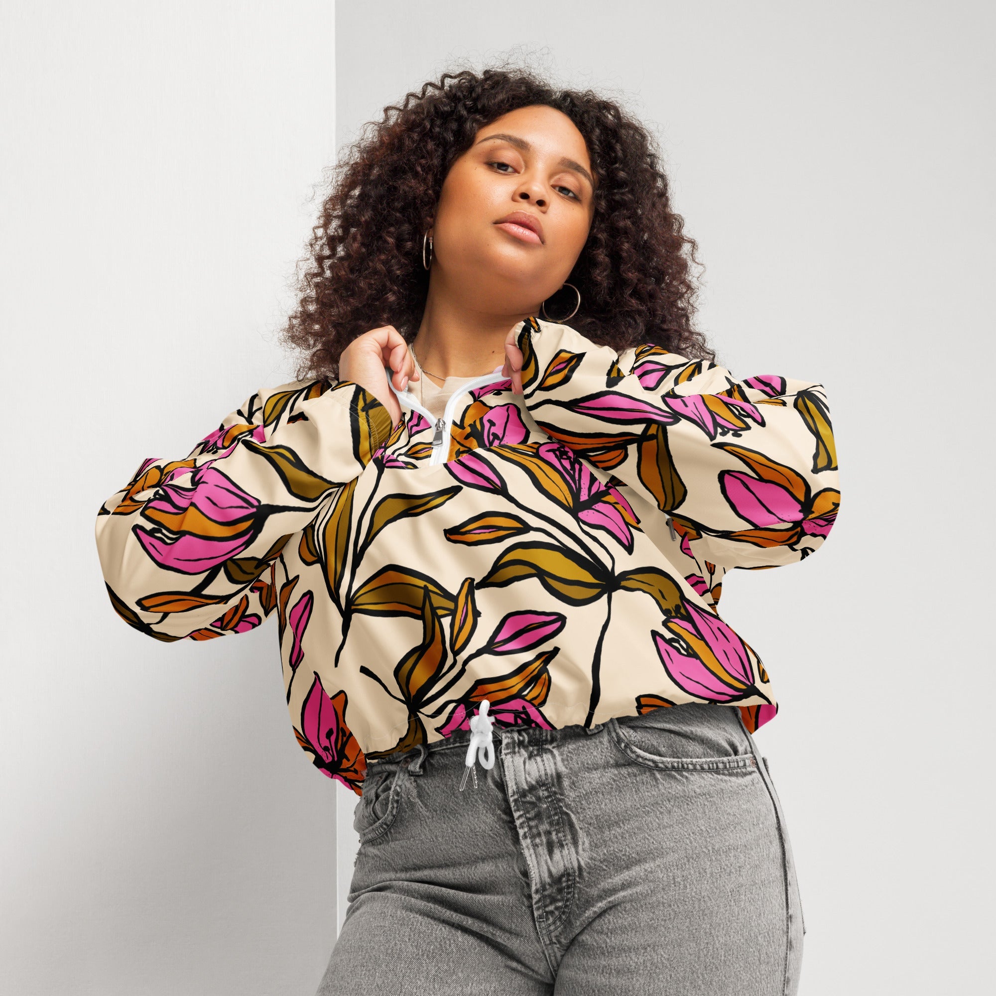 Terra Women’s Cropped Windbreaker - BunnyBanky
