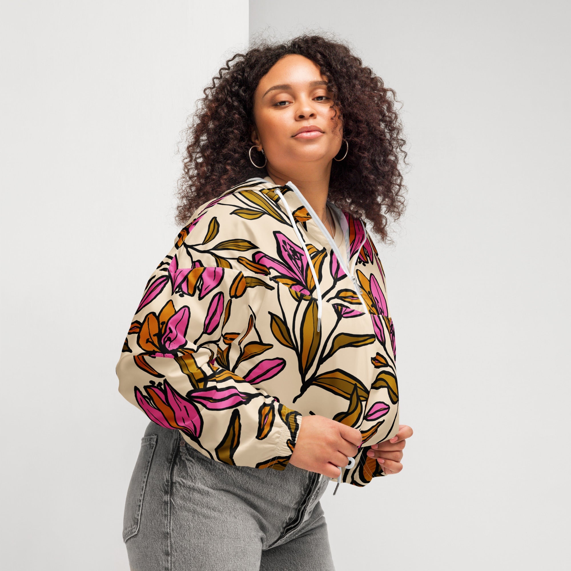 Terra Women’s Cropped Windbreaker - BunnyBanky