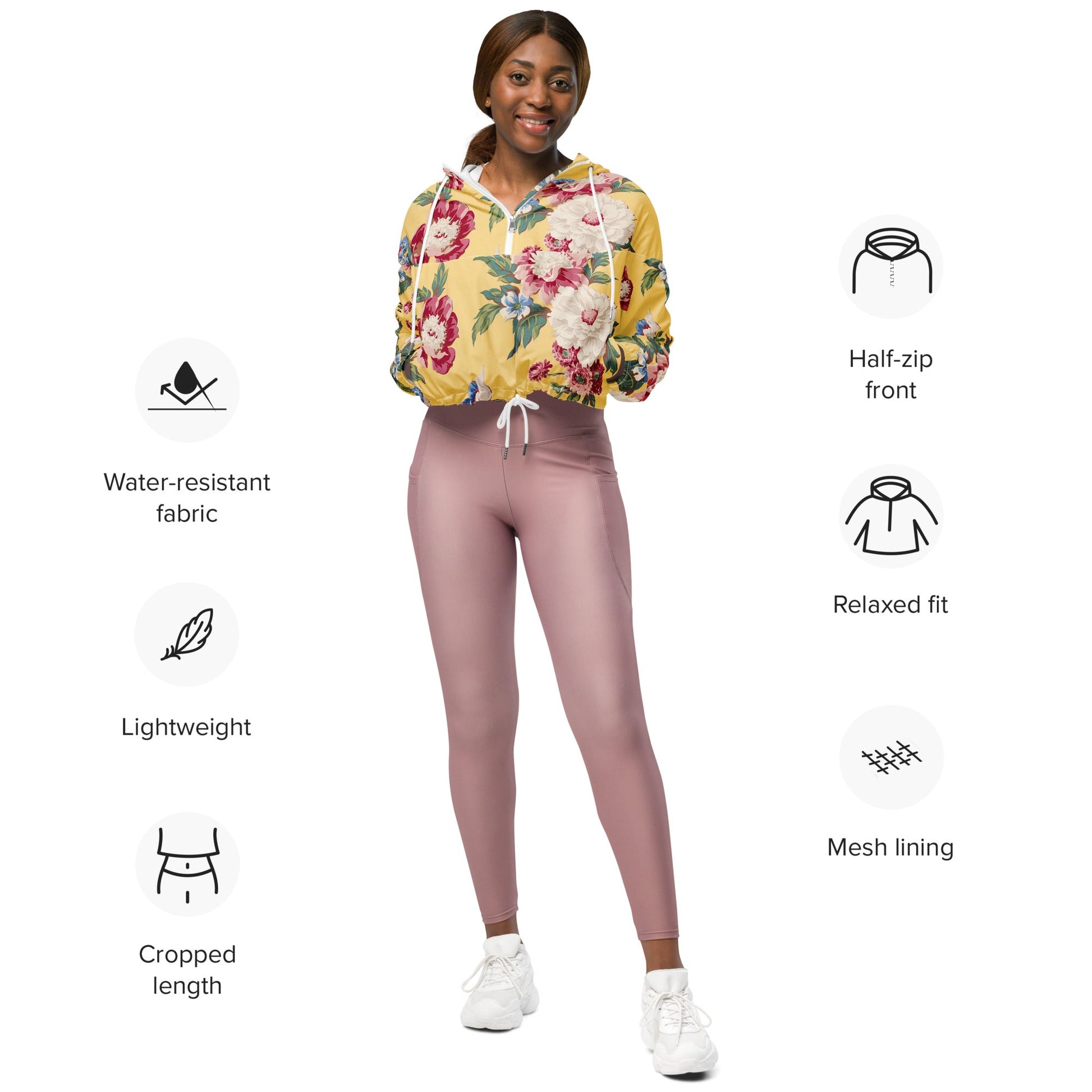 Toronto Women’s cropped windbreaker - BunnyBanky