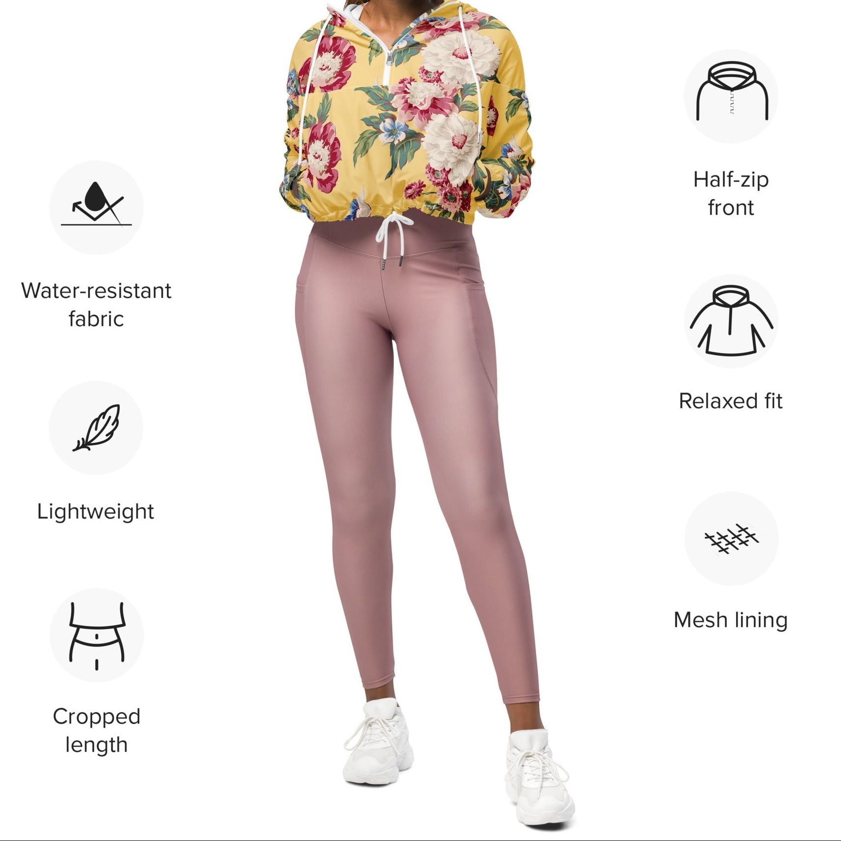 Toronto Women’s cropped windbreaker - BunnyBanky